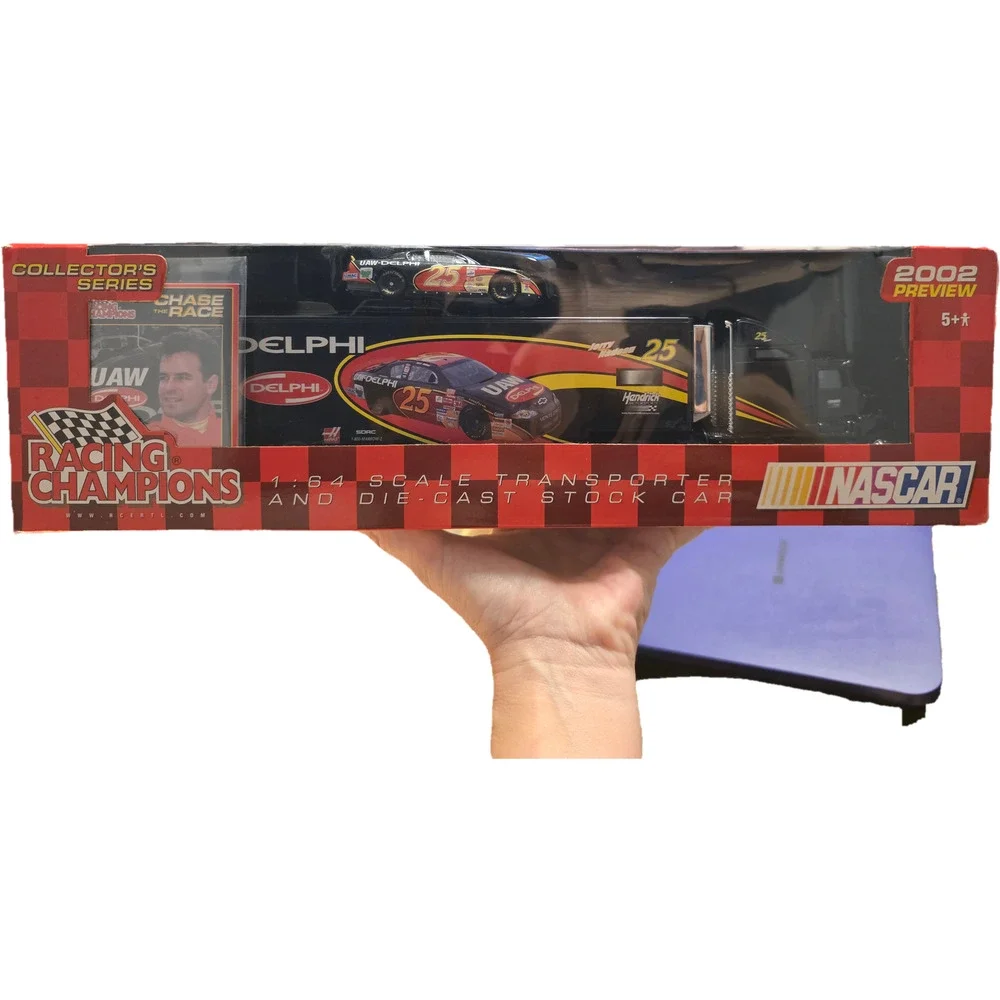 Jerry Nadeau #25 UAW-Delphi Racing Champions Transporter & Car Sealed Nascar
